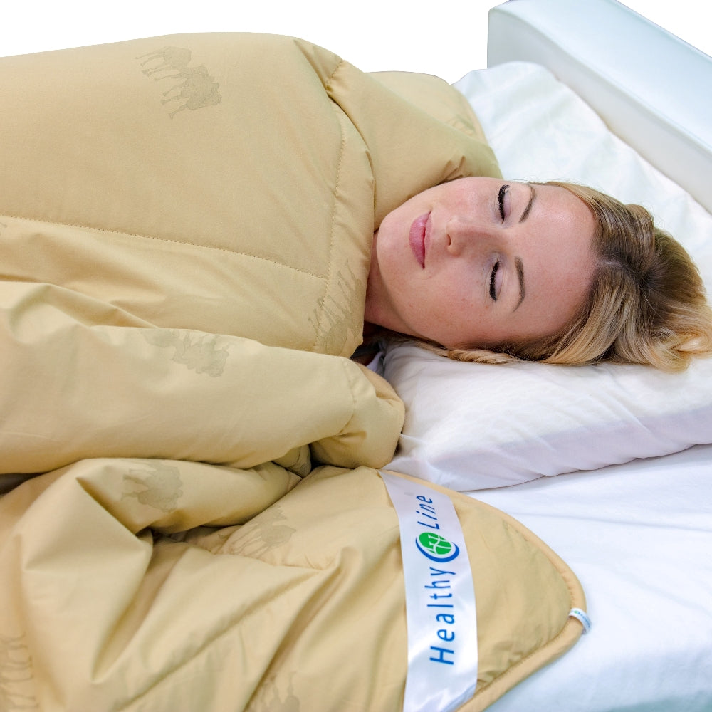 Natural Camel Hair 450 GSM Winter Comforter in 100% Down-Proof Cotton Shell