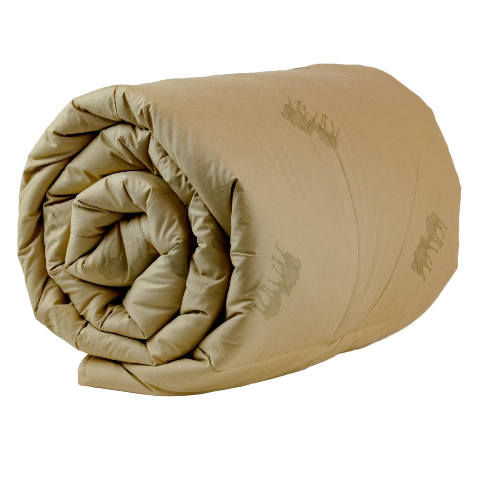 Natural Camel Hair 450 GSM Winter Comforter in 100% Down-Proof Cotton Shell