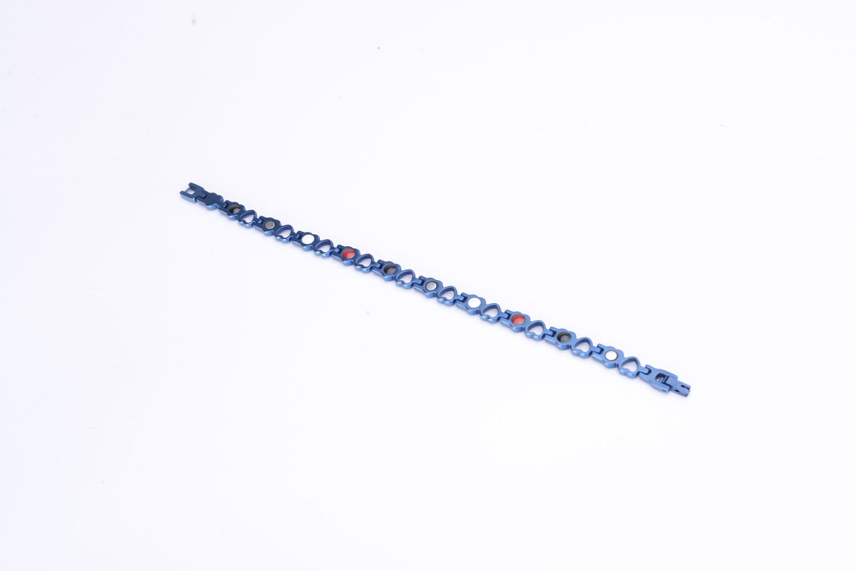 Stainless Steel Energy Bracelet 4-in-1. 9 Colors available. Model B041-Hearts