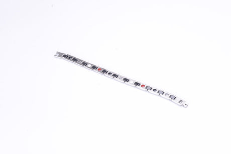 Stainless Steel Energy Bracelet 4-in-1. Silver/Black color. Model SY370D