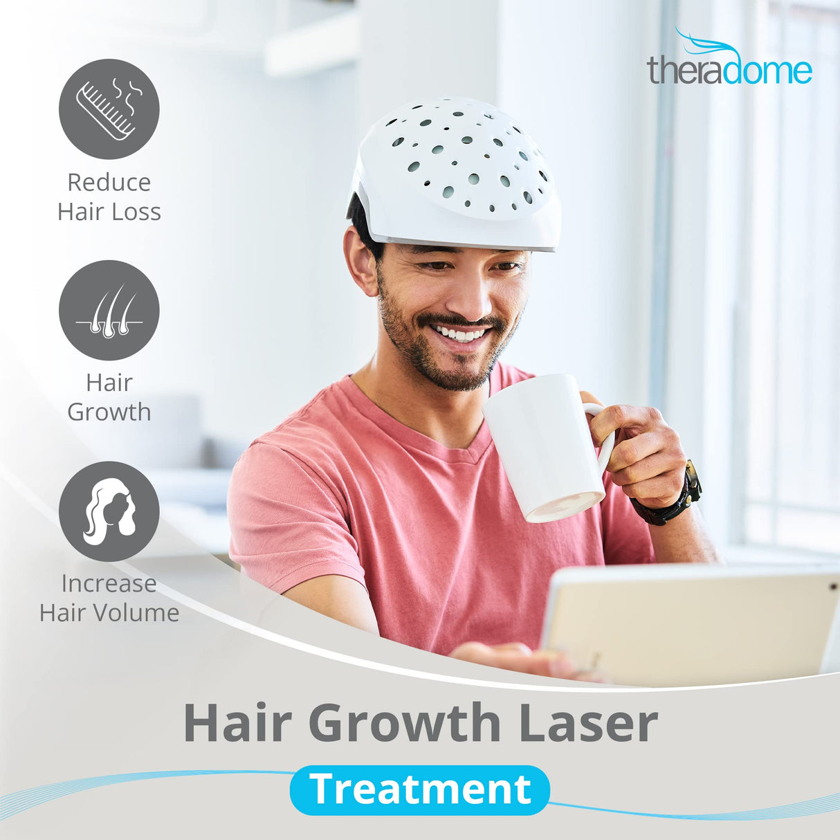 Theradome PRO LH80 – FDA-Cleared Laser Hair Growth Helmet for Powerful Hair Restoration