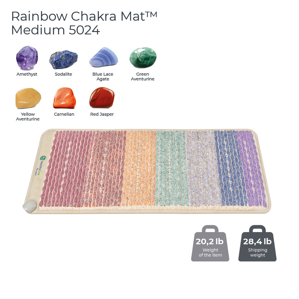 Rainbow Chakra Pet Mat™ 5024 | Photon PEMF InfraMat Pro® Third Edition