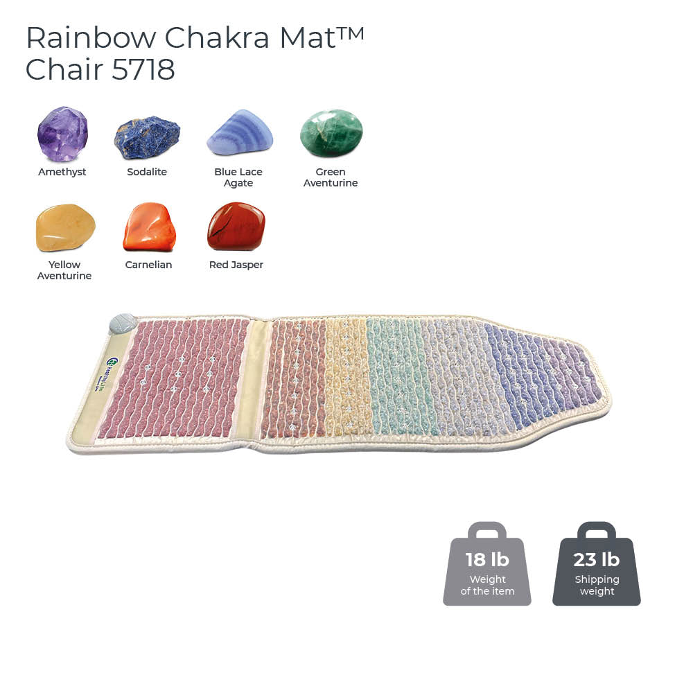 Rainbow Chakra Mat™ Chair 5718 | Photon PEMF InfraMat Pro®
