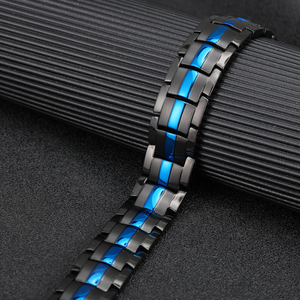 Stainless Steel Energy Bracelet 4-in-1. 2 Colors available. Model B049