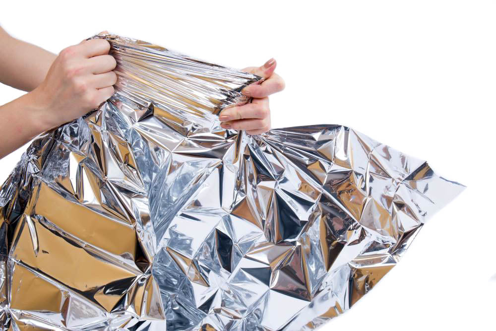 Heat Reflective Survival Mylar Thermal Space Blanket