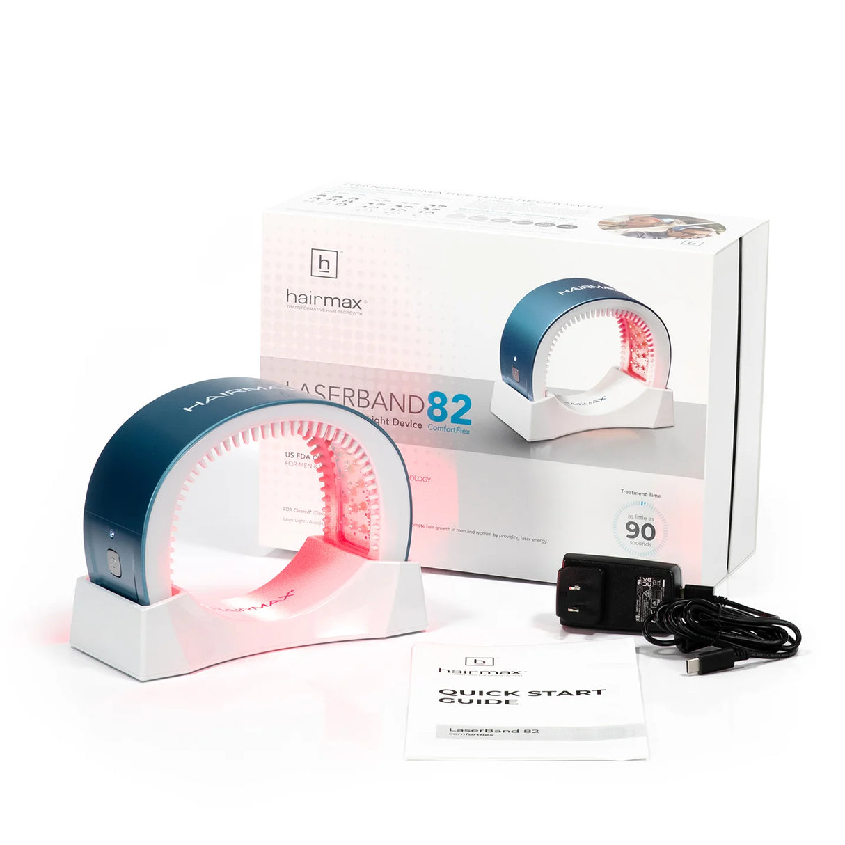 FDA-Cleared HairMax LaserBand 82 ComfortFlex – Advanced Laser Hair Growth Cap for Full Scalp Coverage and Hair Regrowth