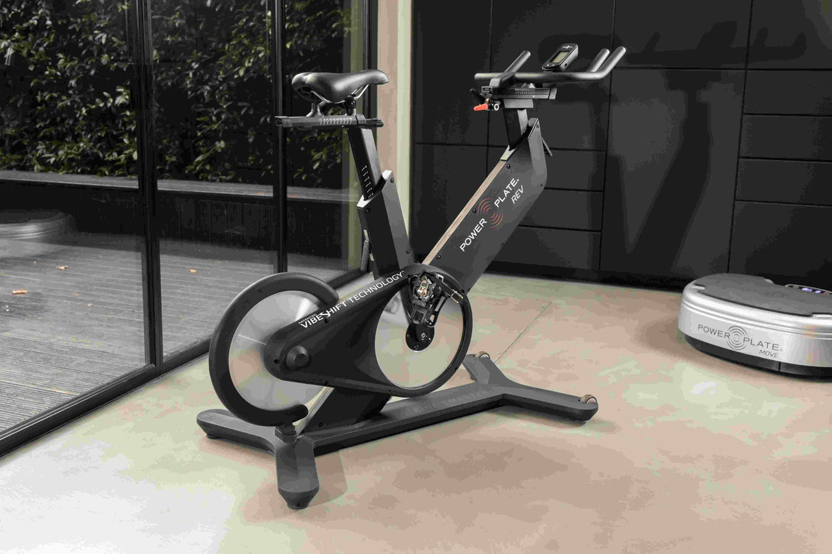 Power Plate® REV™ - The Ultimate Vibration Plate Exercise Bike for Enhanced Muscle Activation and Cardio