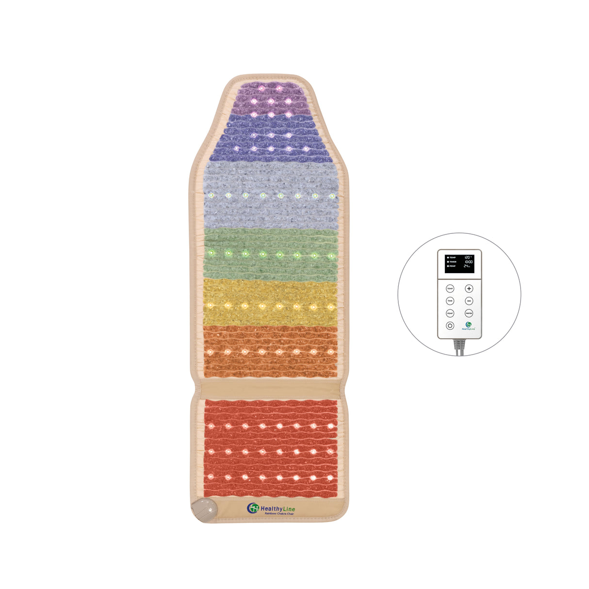 Rainbow Chakra Mat™ Chair 5318 | Photon PEMF InfraMat Pro®