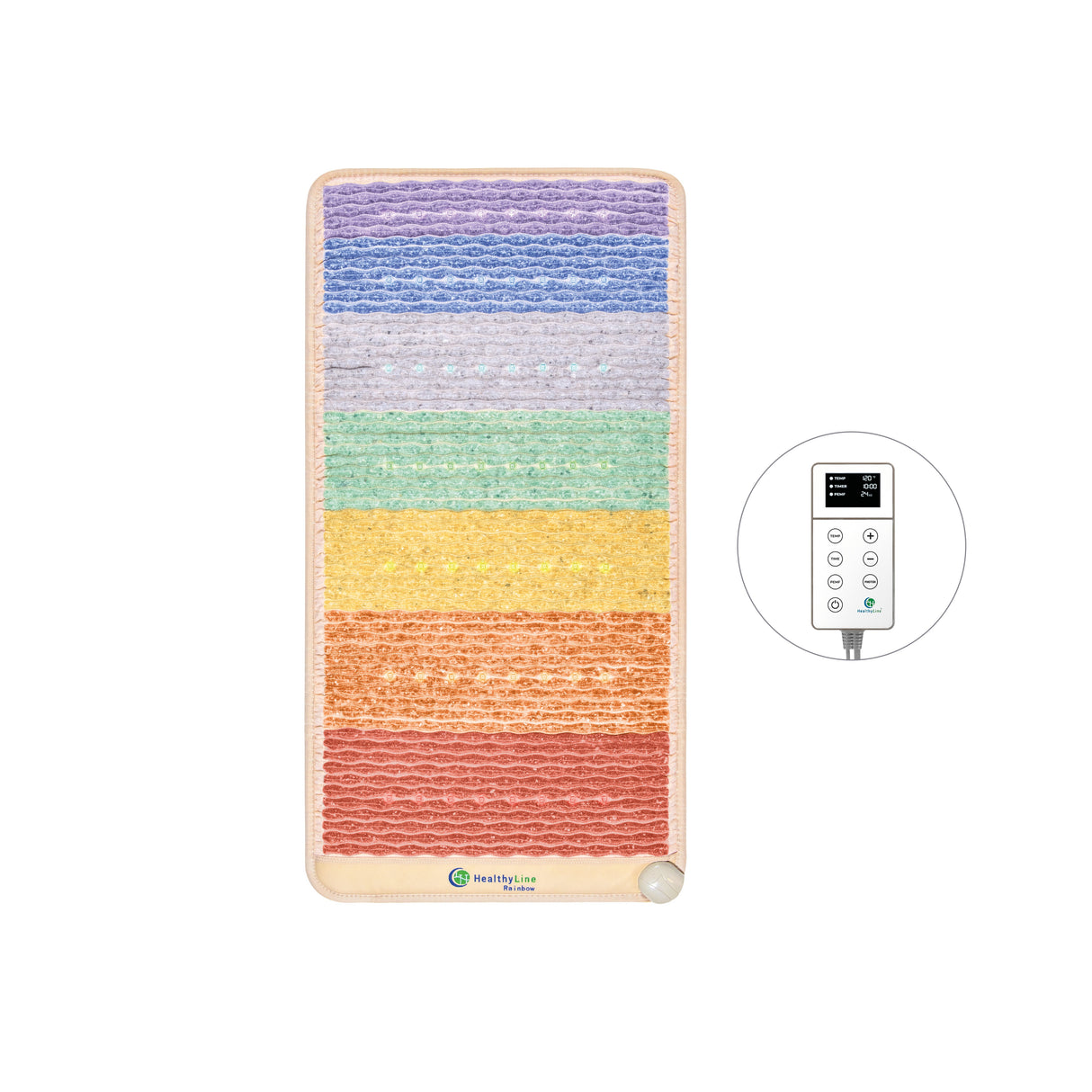 Rainbow Chakra Pet Mat™ 5024 | Photon PEMF InfraMat Pro® Third Edition