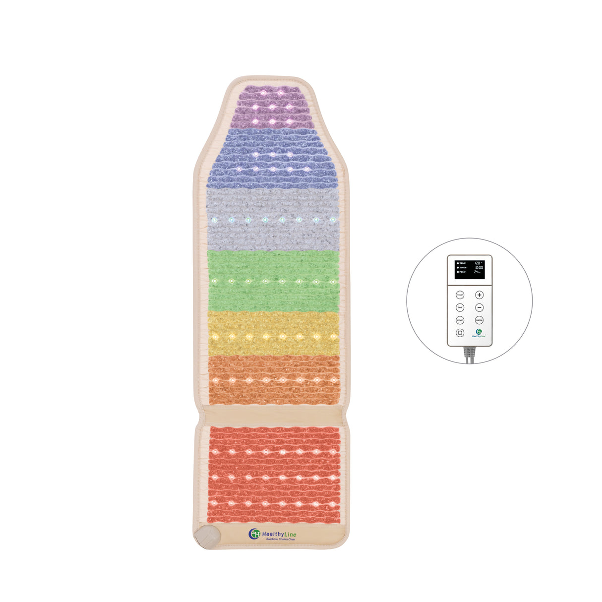 Rainbow Chakra Mat™ Chair 5718 | Photon PEMF InfraMat Pro®