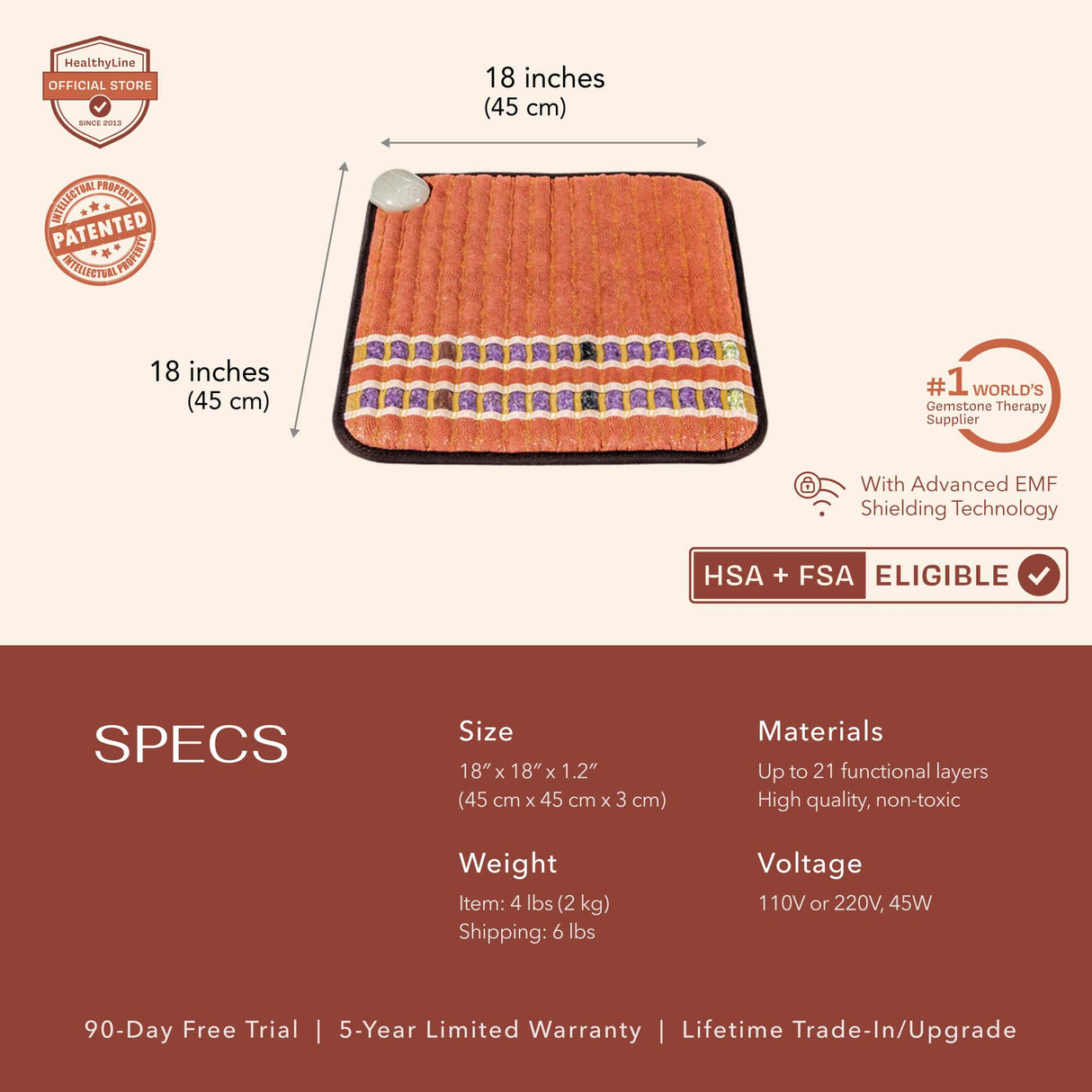 TAO Series | PEMF Far Infrared Heating Mats