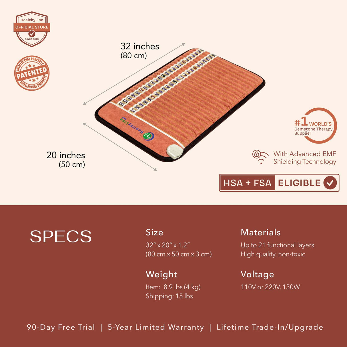 TAO Series | PEMF Far Infrared Heating Mats