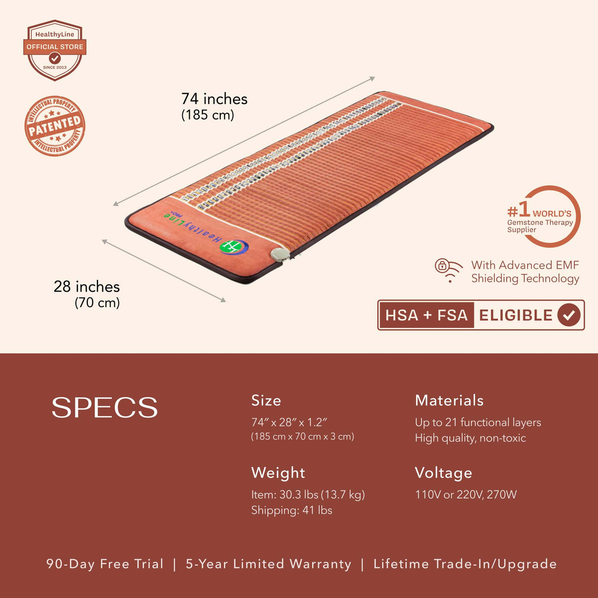 TAO Series | PEMF Far Infrared Heating Mats