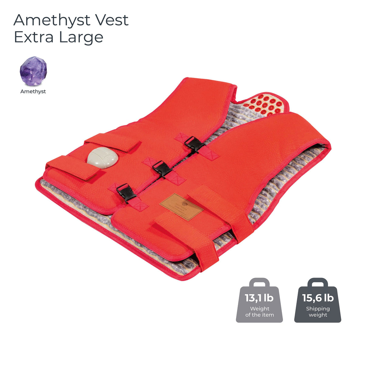 Amethyst Vest Extra Large | Photon PEMF InfraMat Pro®