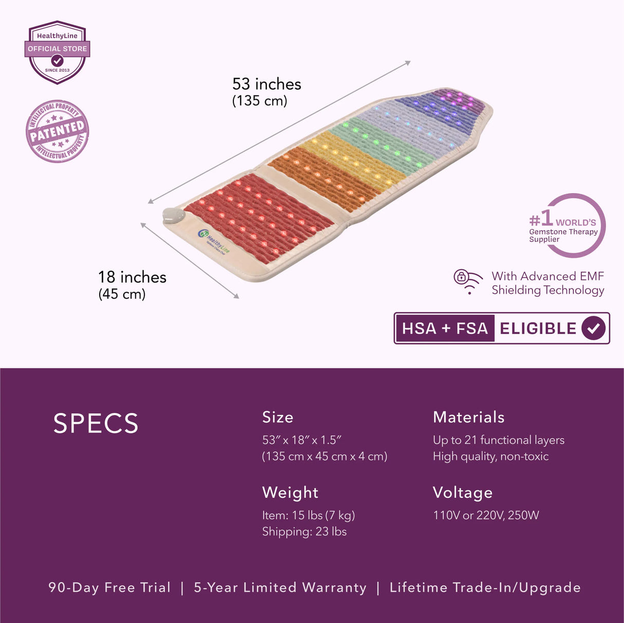 Rainbow Chakra Chair 5318