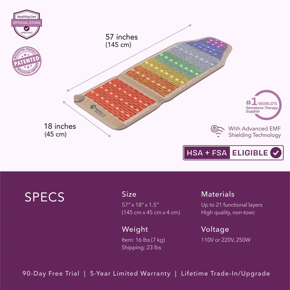 Rainbow Chakra Chair 5718