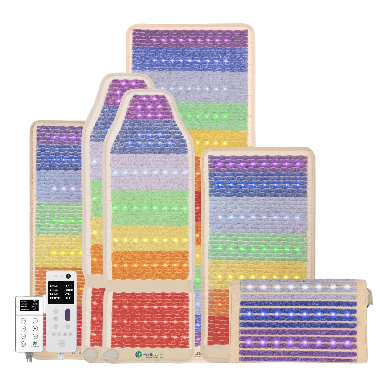 Rainbow Chakra Mat 4020 | Photon PEMF InfraMat Pro® 4th Edition