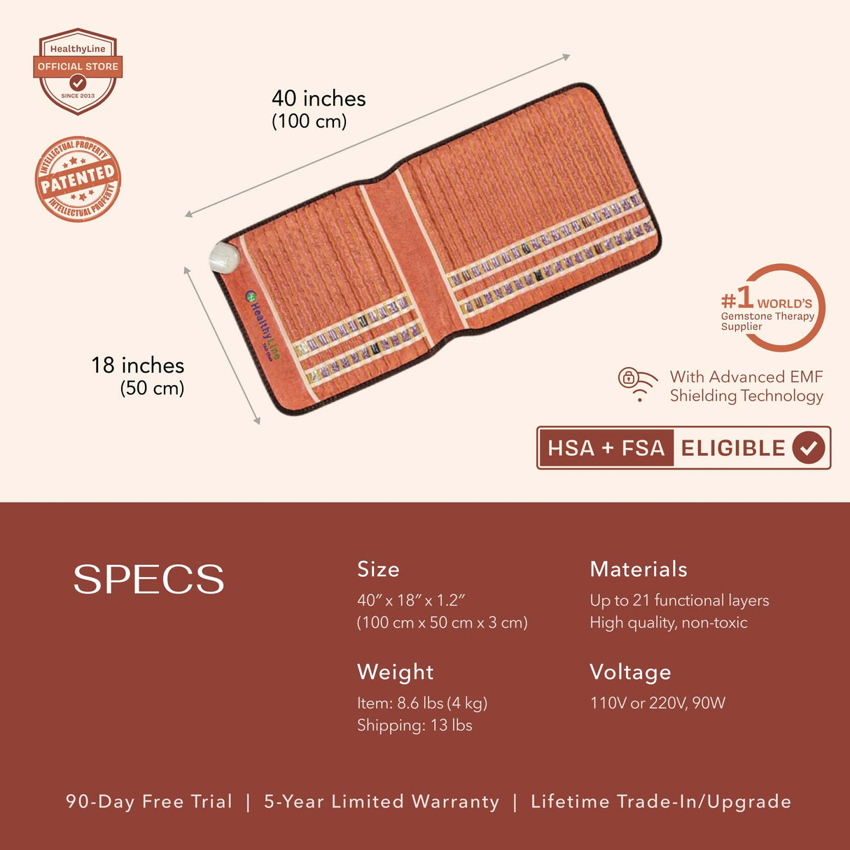 TAO Series | PEMF Far Infrared Heating Mats