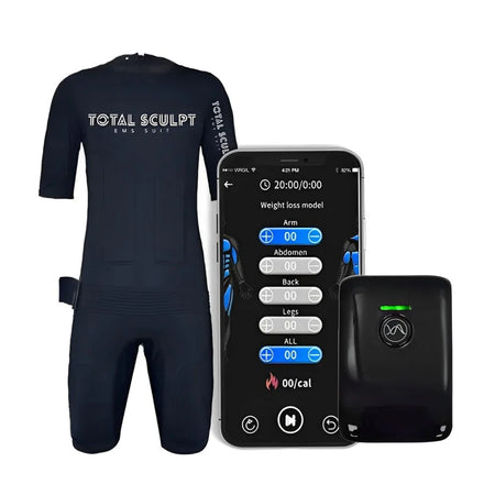 FDA Cleared Total Sculpt EMS Suit – Wireless Full Body Fitness